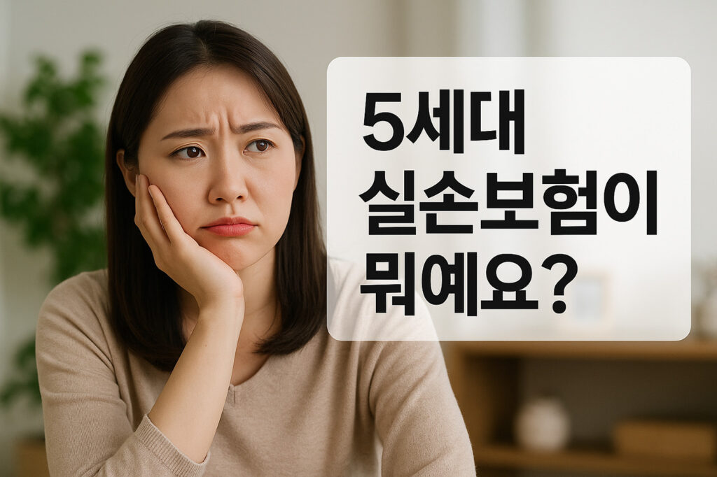 5세대 실손보험이 뭐예요?