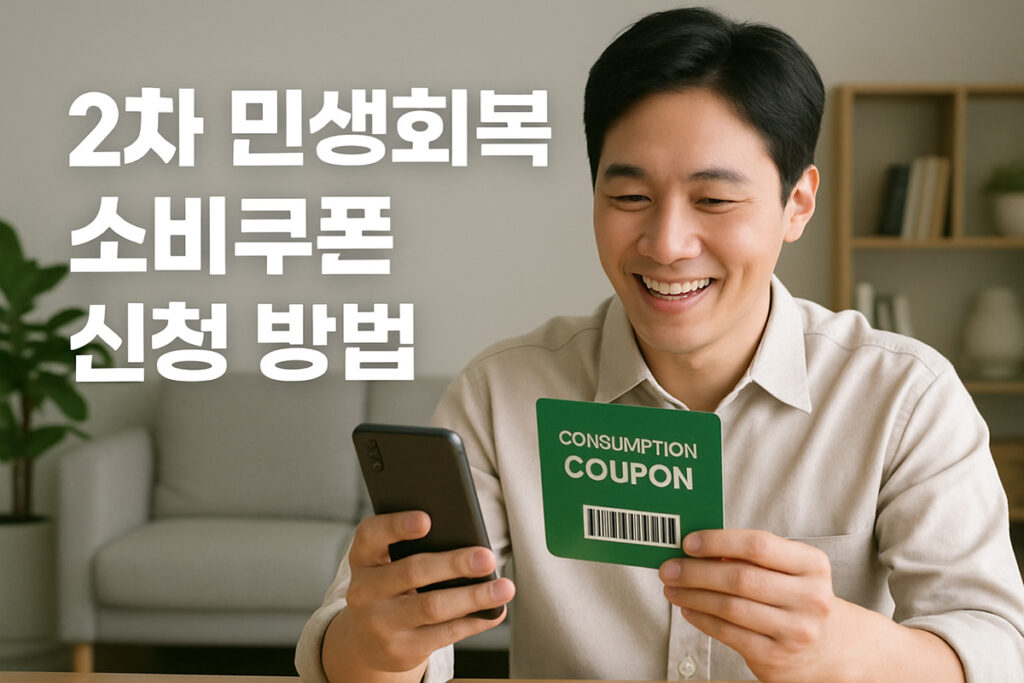 2차 민생회복 소비쿠폰 신청 방법