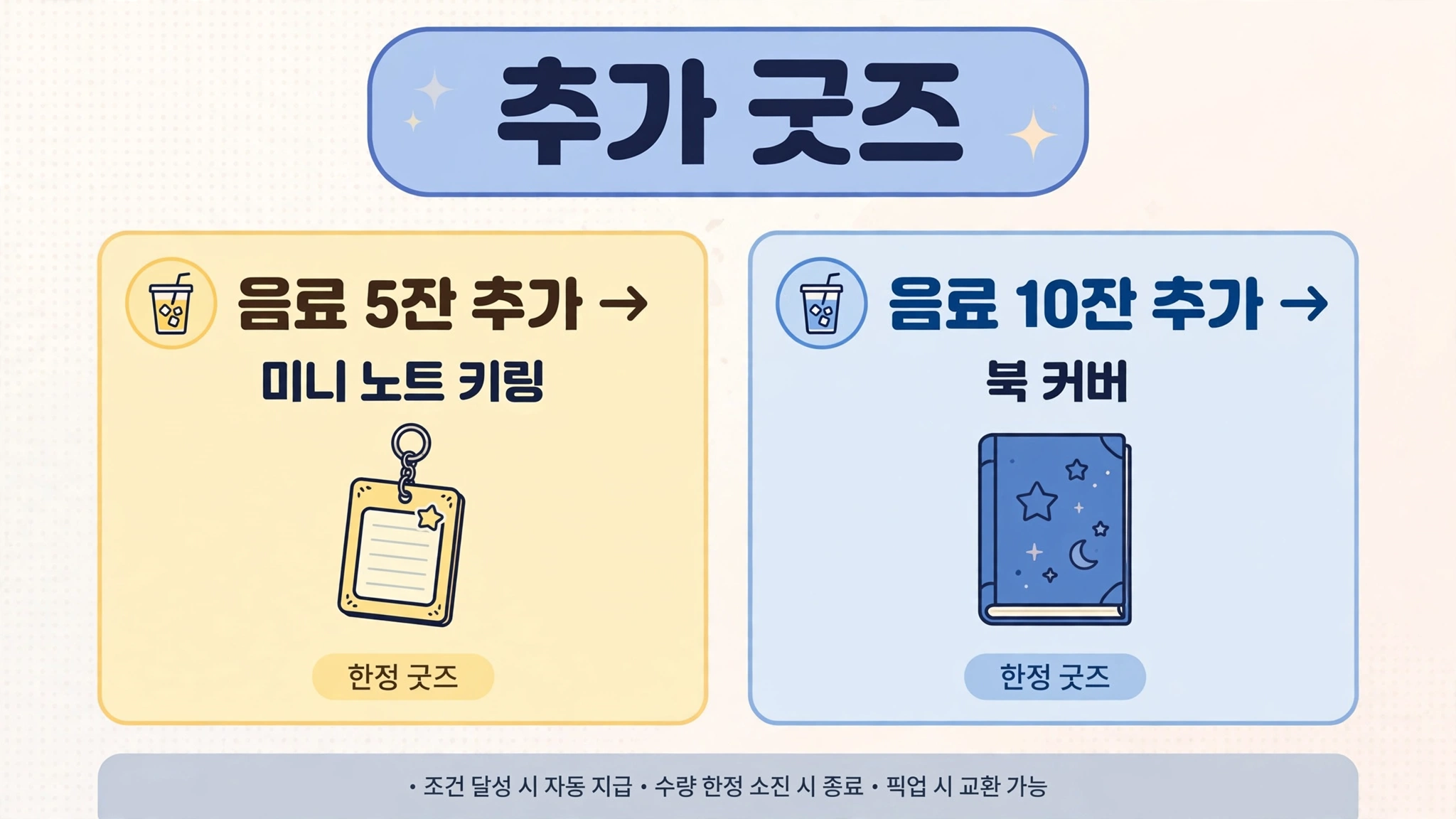 겨울 e프리퀀시 추가 굿즈 인포그래픽