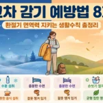 일교차 감기 예방법 2026 인포그래픽